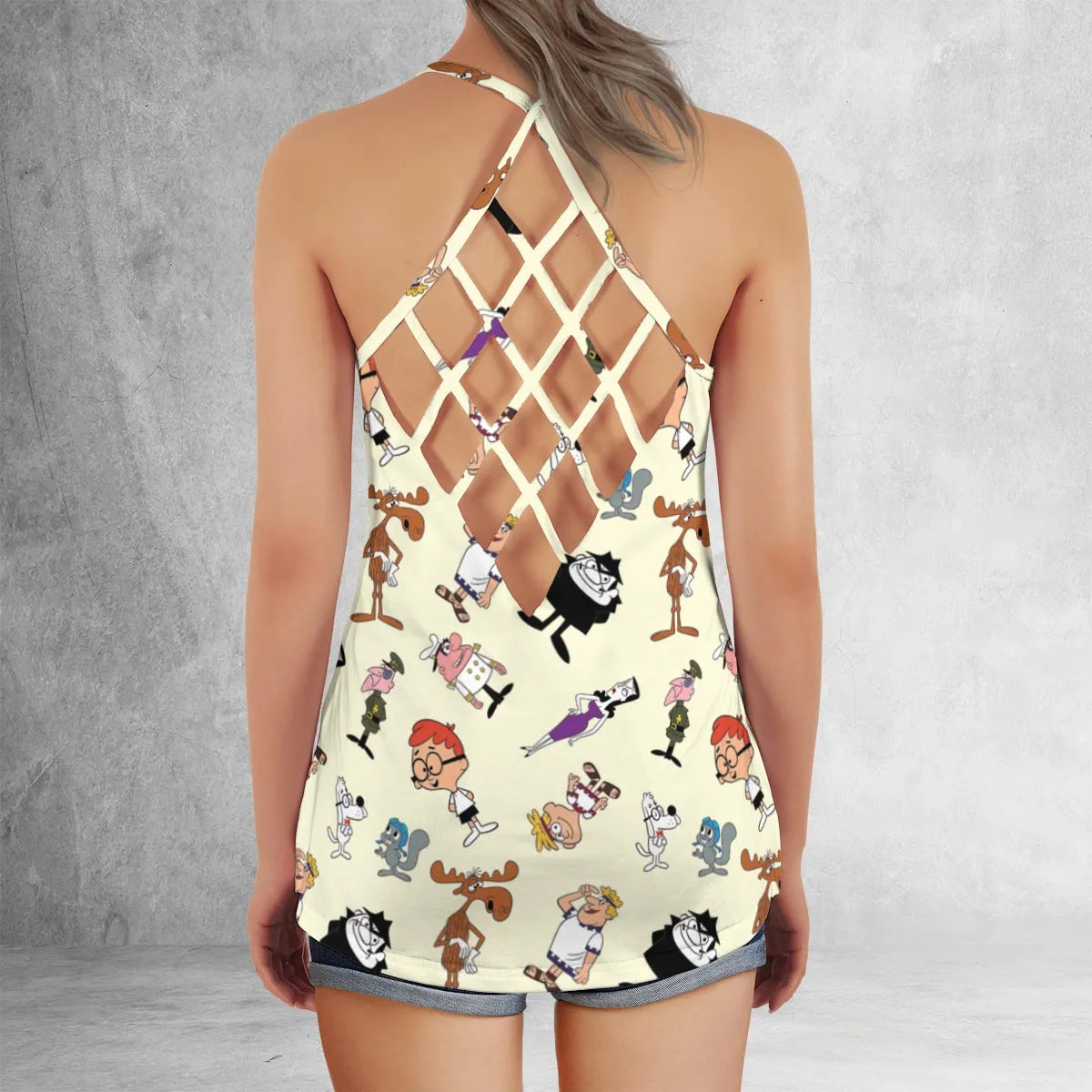 Criss Cross Tank Top - 6JASZFGY