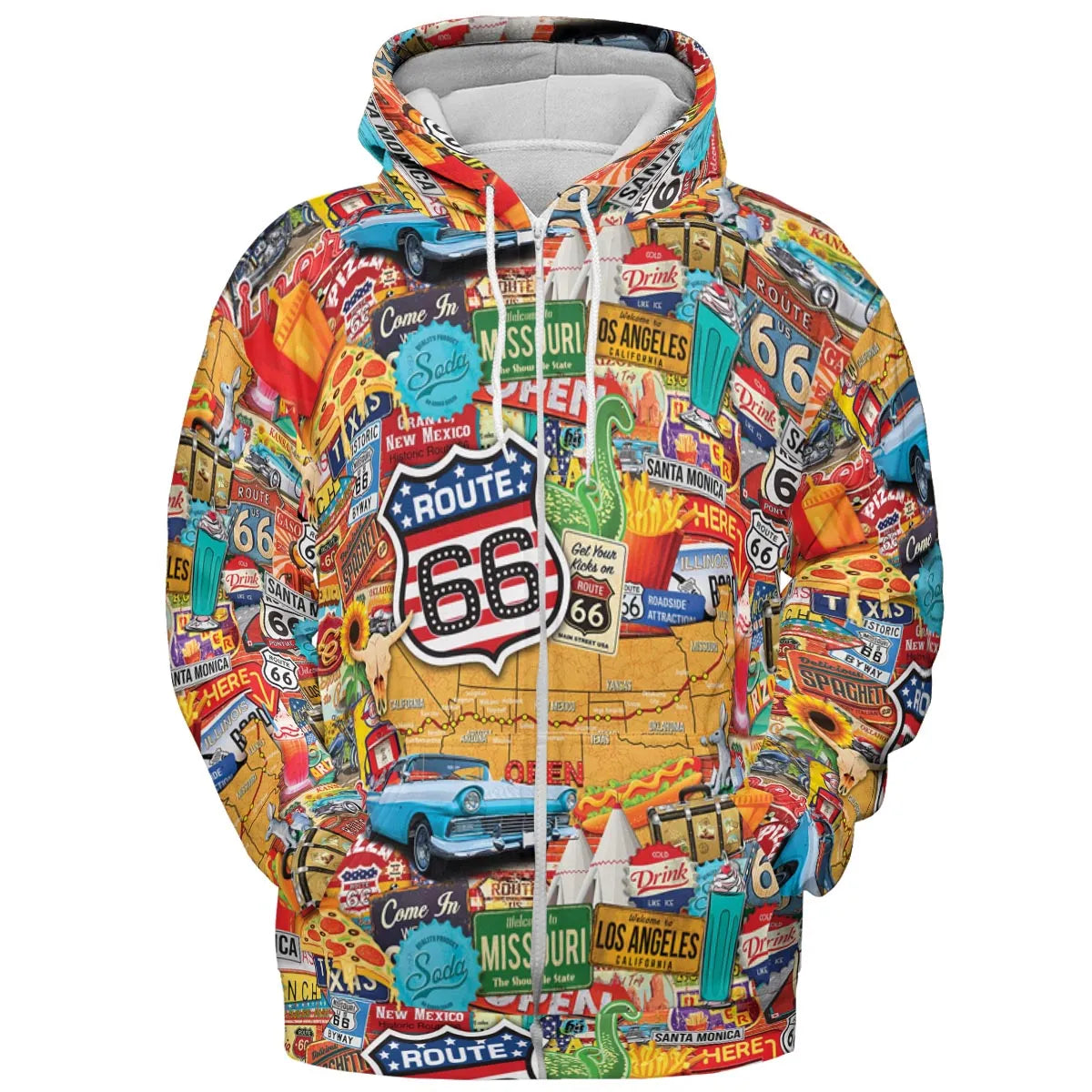 All-over Print Hoodie - B9TB4VYH