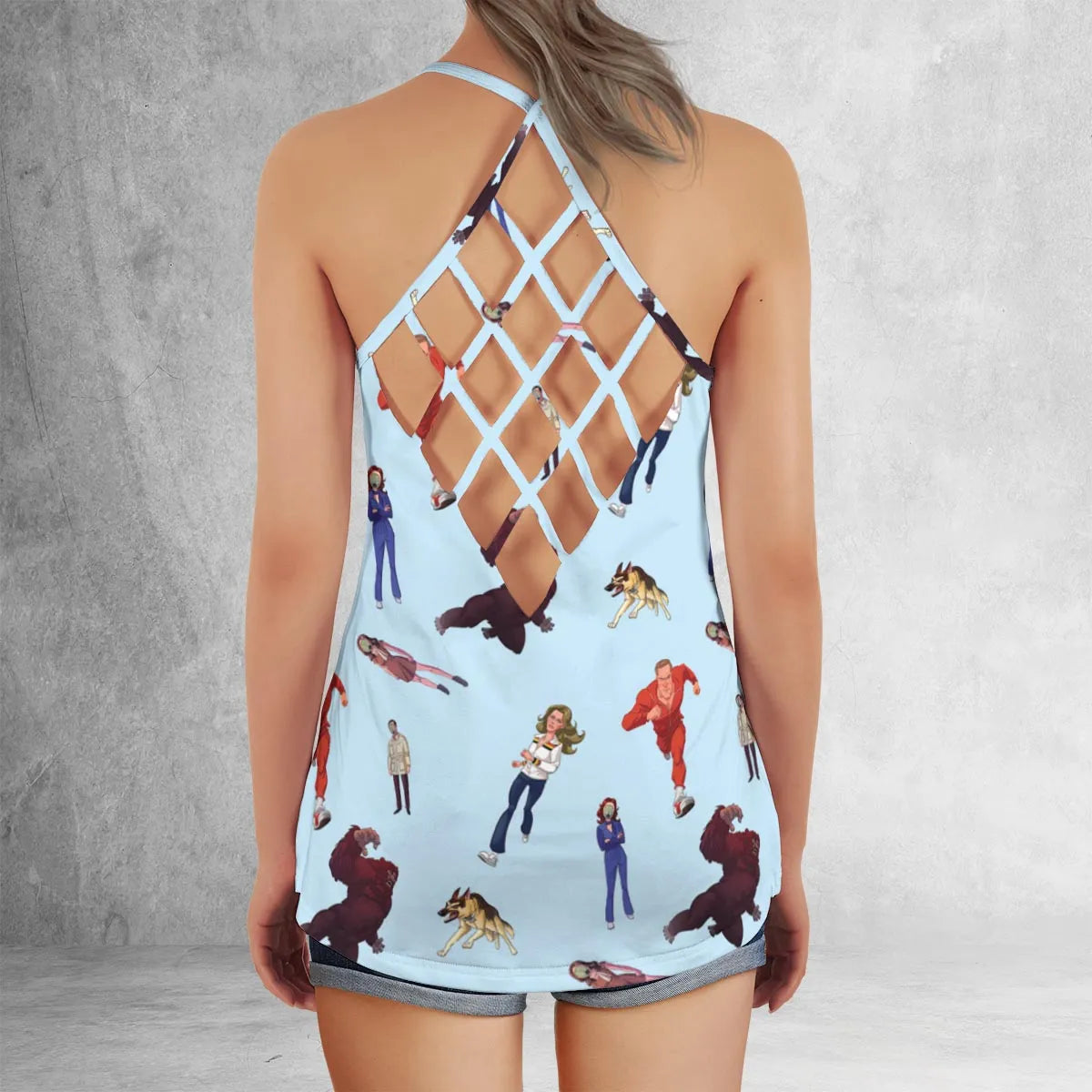Criss Cross Tank Top - CEJ31K22