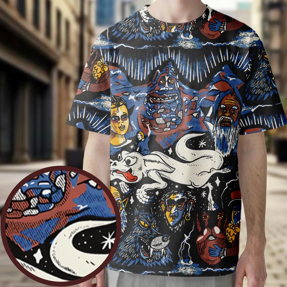 All-Over Print Unisex T-Shirt - 7WEQLB4F