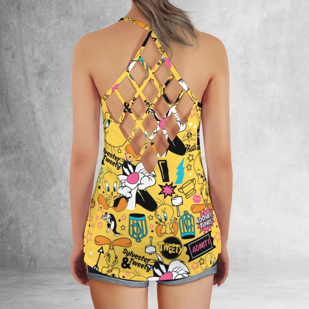 Criss Cross Tank Top - A58W34VK