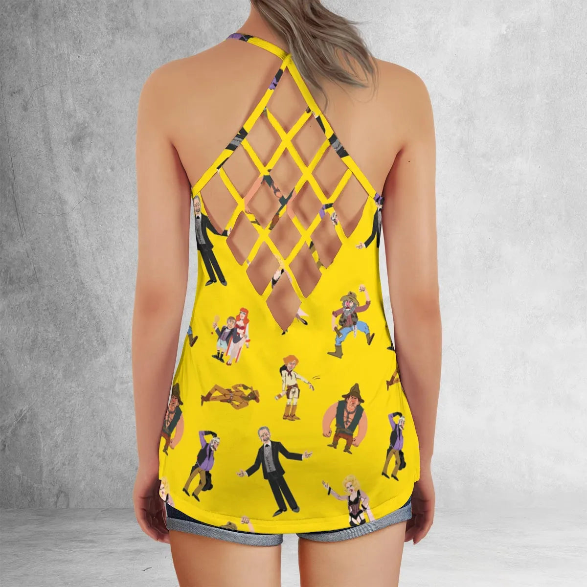 Criss Cross Tank Top - C9EJKP61