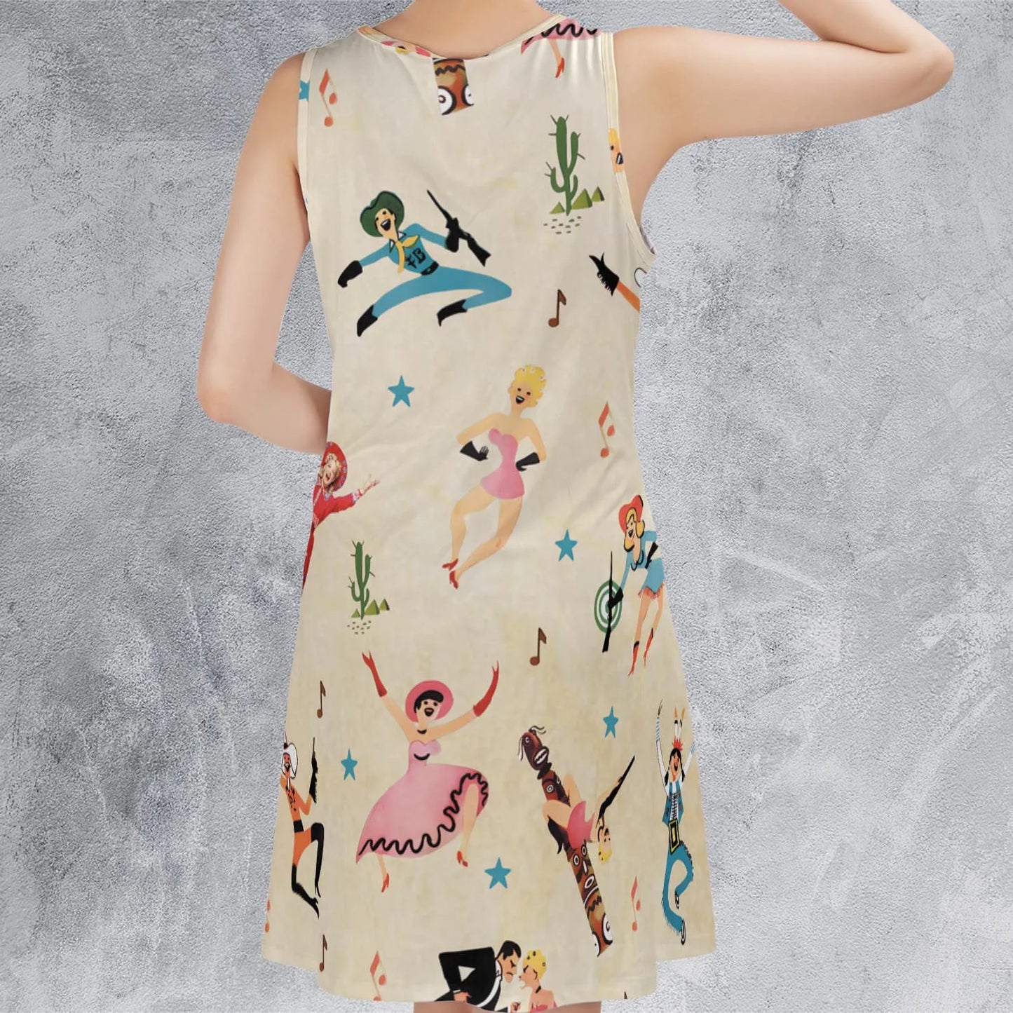Sleeveless Dress - 82FPVXJL