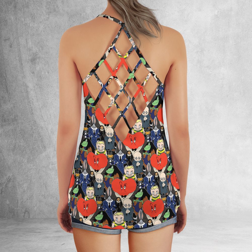 Criss Cross Tank Top - S8CDH59M -  - 3