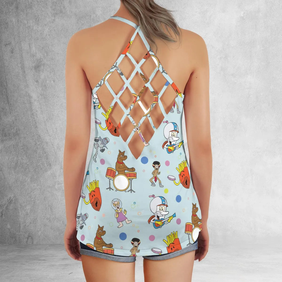 Criss Cross Tank Top - 51DWF7GF