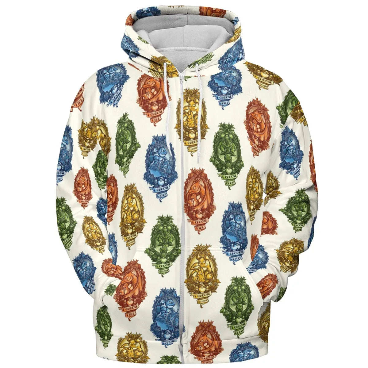 All-over Print Hoodie - 2TUZZCWY