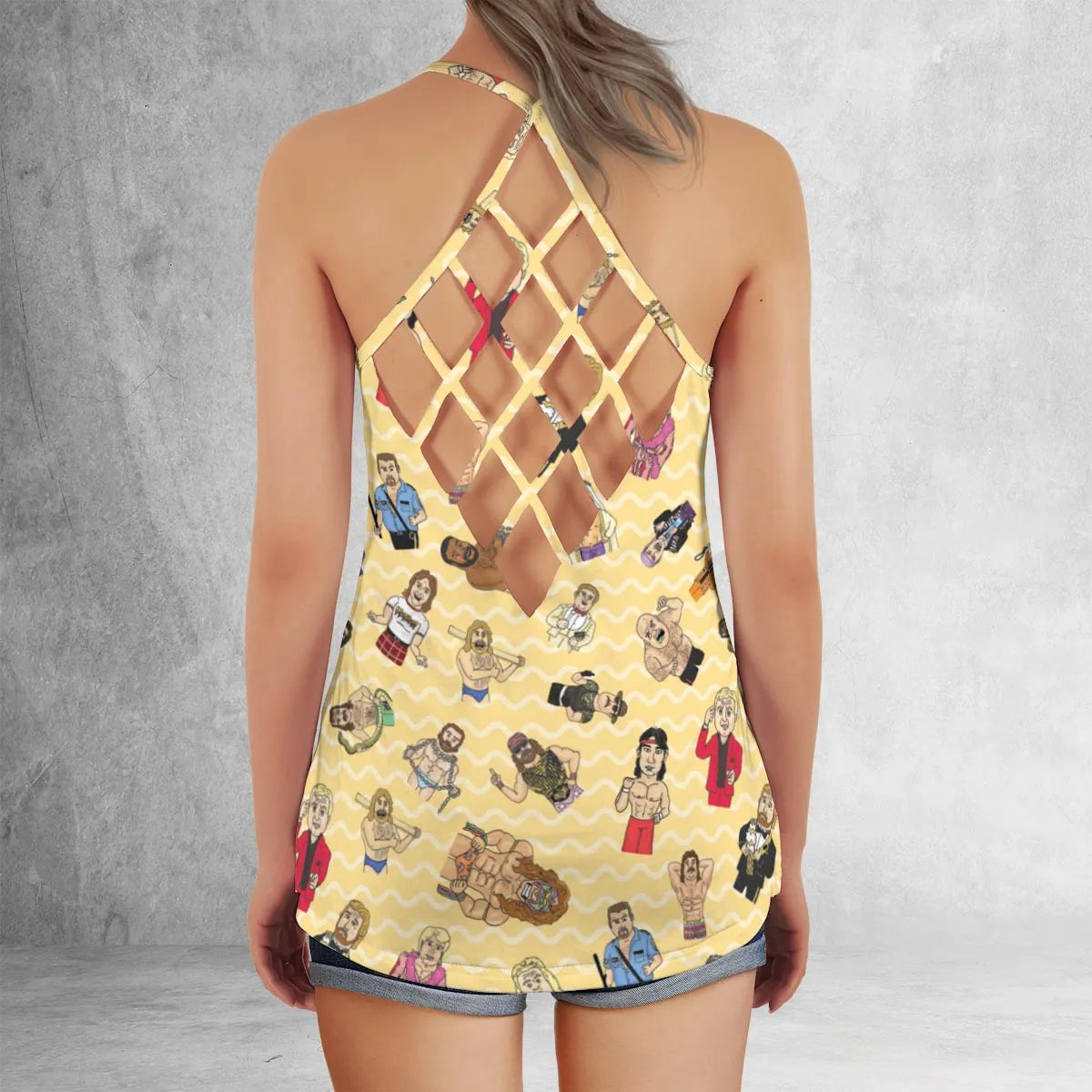 Criss Cross Tank Top - Y3VHLQ5V