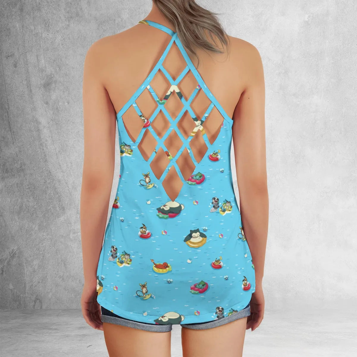 Criss Cross Tank Top - GGJMUEPH