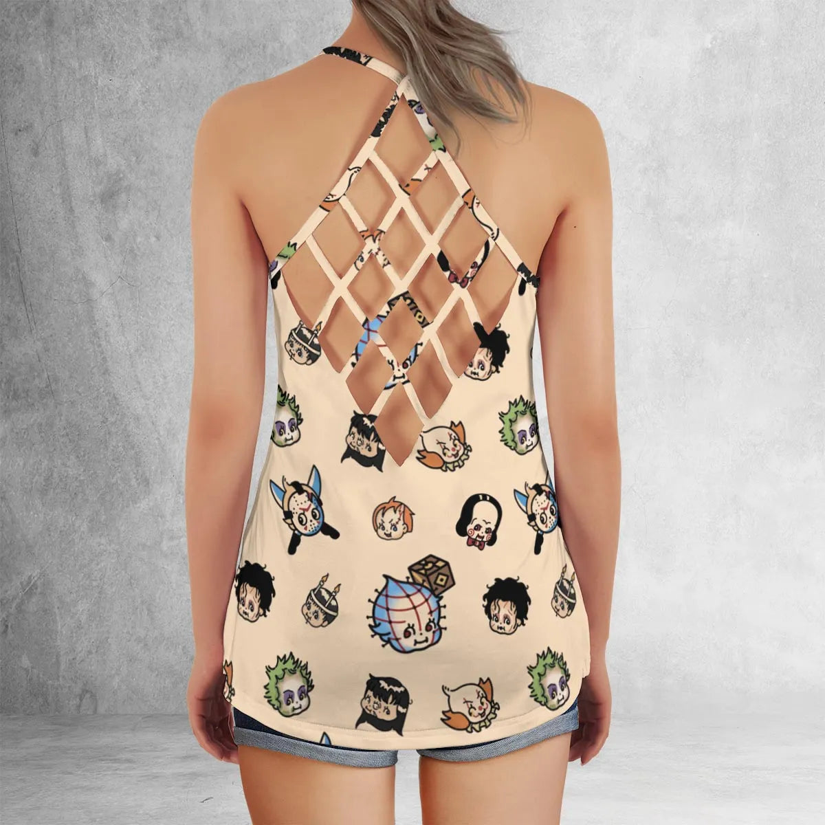 Criss Cross Tank Top - 3U7GGPH9