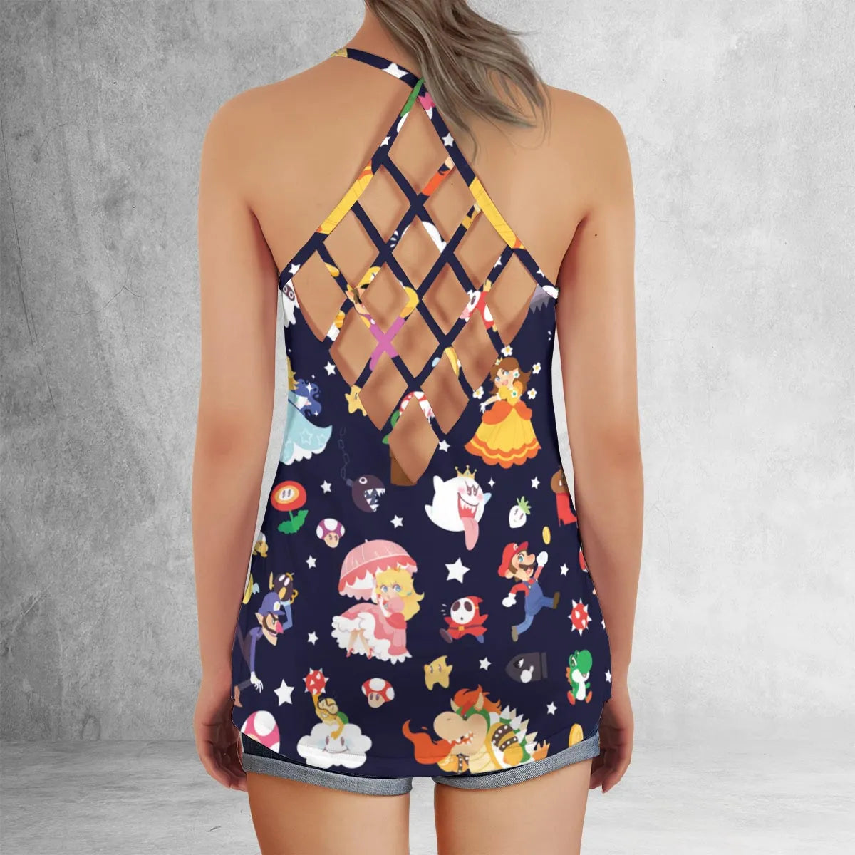 Criss Cross Tank Top - HZX3BC4A