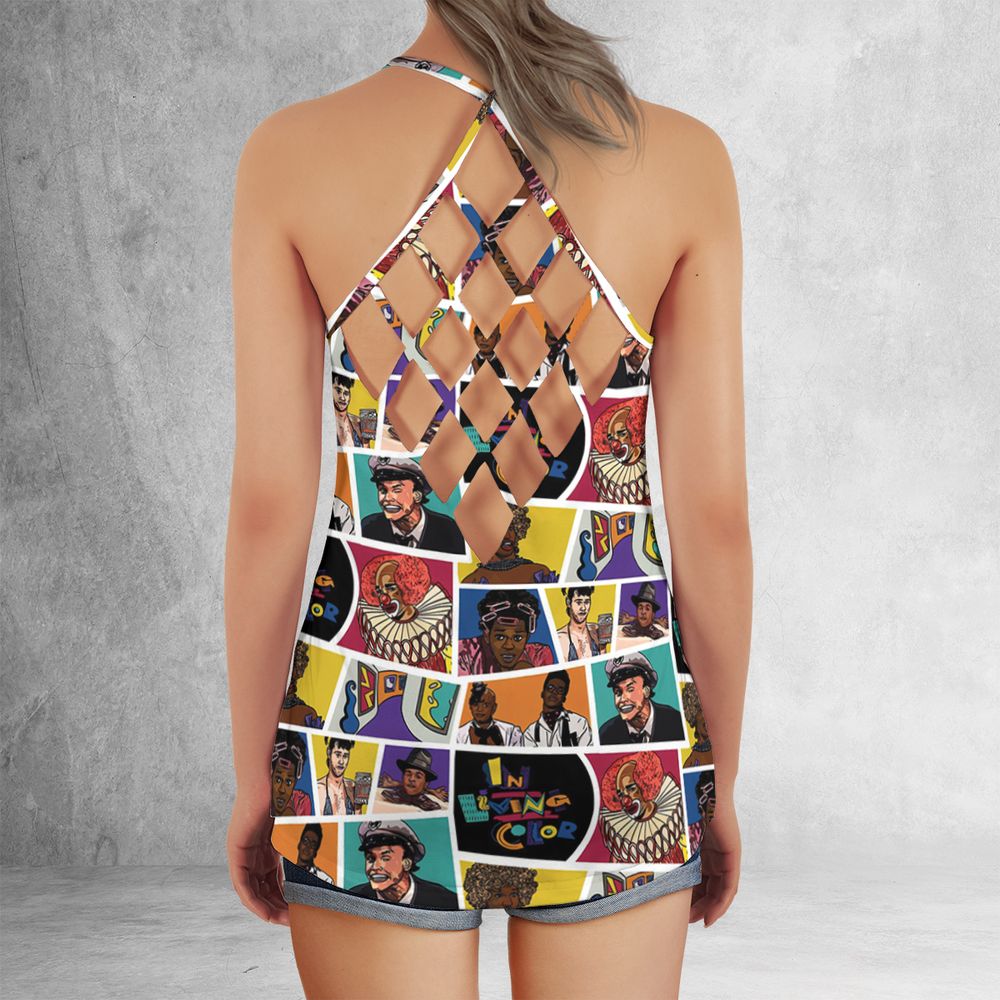 Criss Cross Tank Top - F5RJ7LYH -  - 3