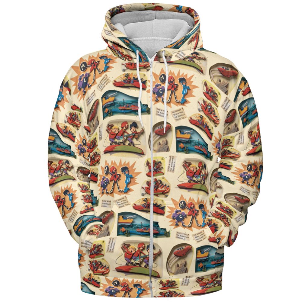 All-over Print Hoodie - 3S1N4M61 -  - 3