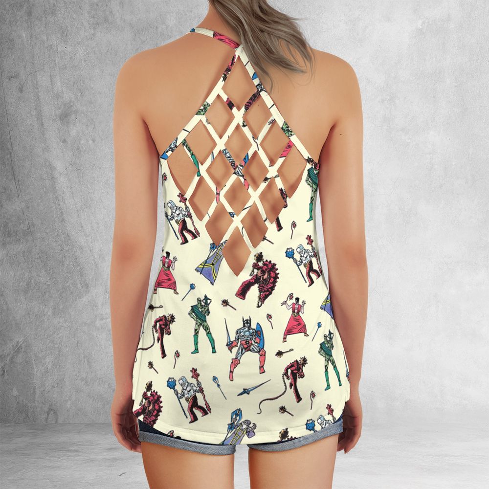 Criss Cross Tank Top - 8RMADL19 -  - 3