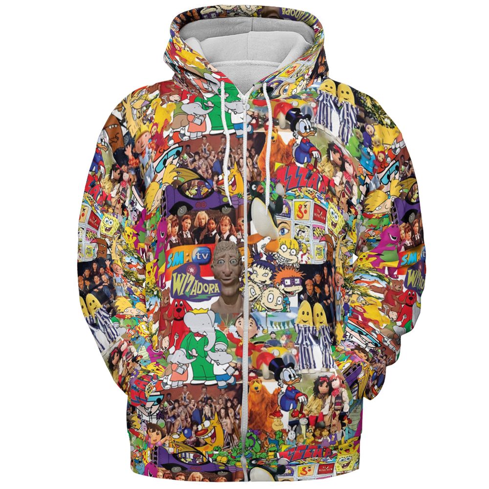 All-over Print Hoodie - RVR5PW92 -  - 3