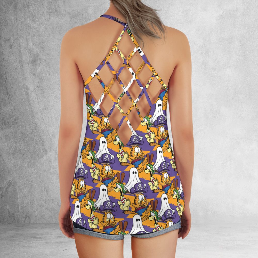 Criss Cross Tank Top - 6GVX1A3Y -  - 3