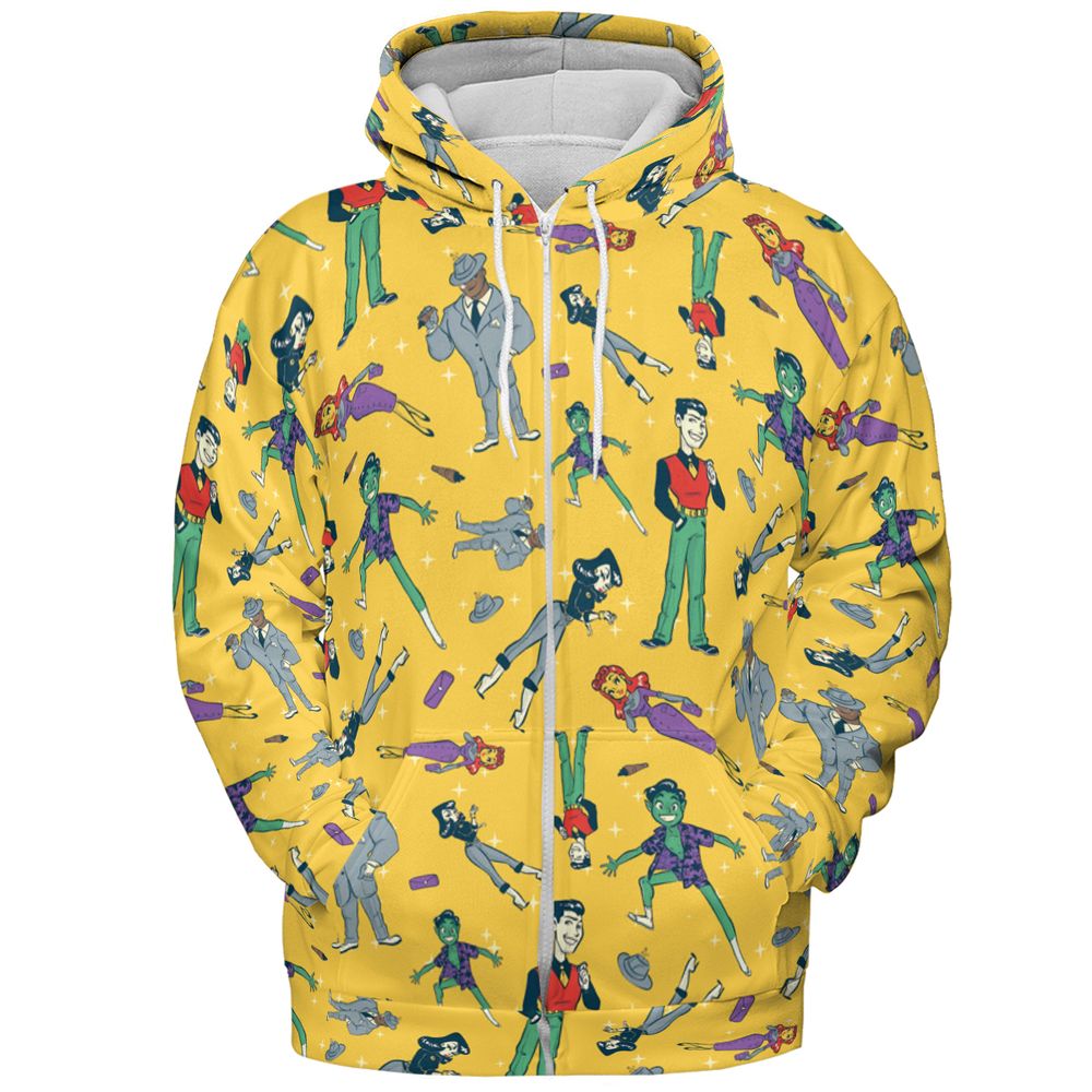 All-over Print Hoodie - QPFMN73G -  - 3