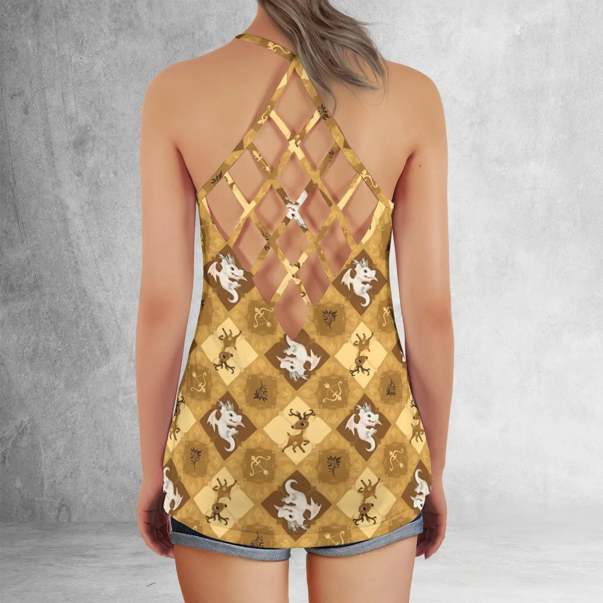 Criss Cross Tank Top - B216HP7C