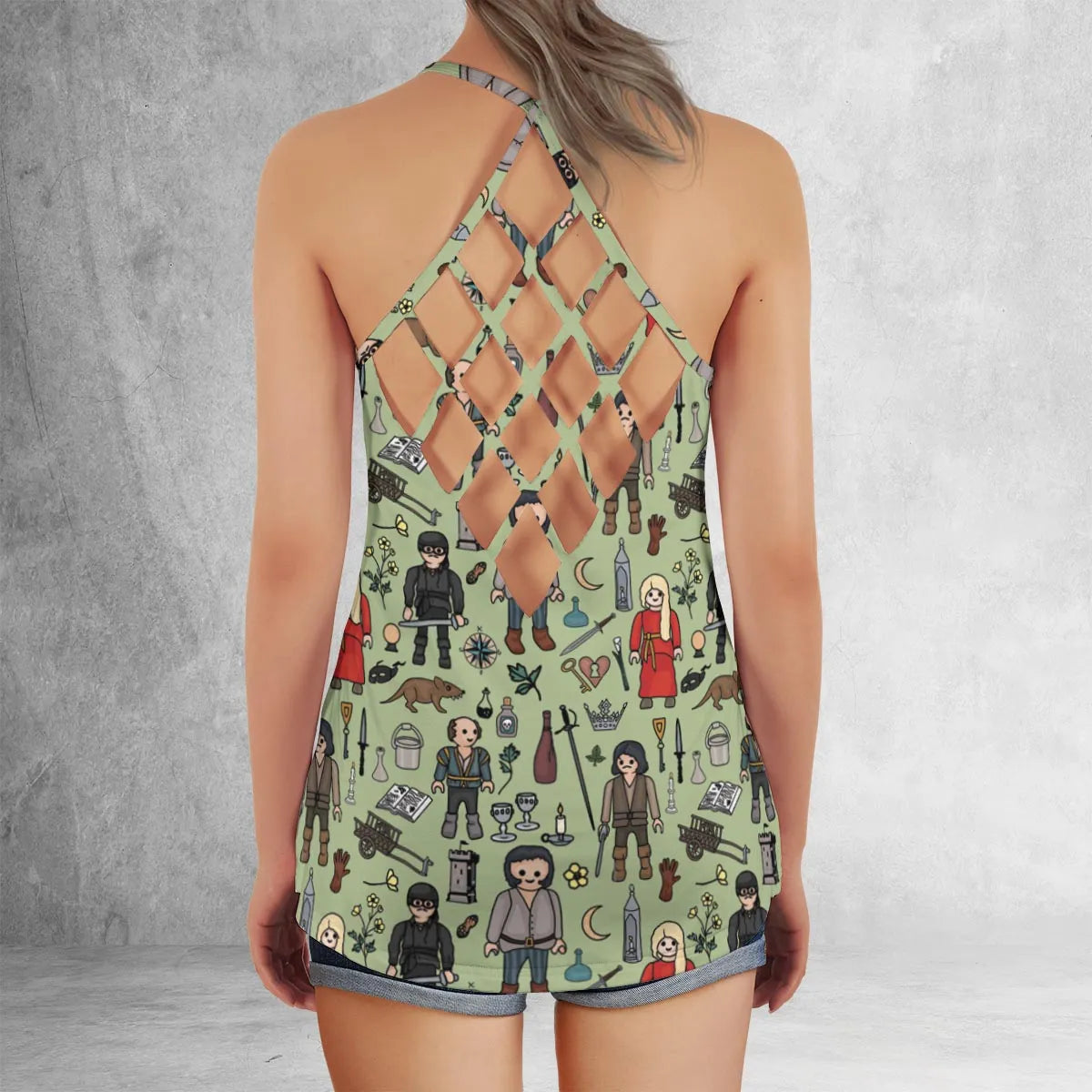 Criss Cross Tank Top - 4WJPH5JV