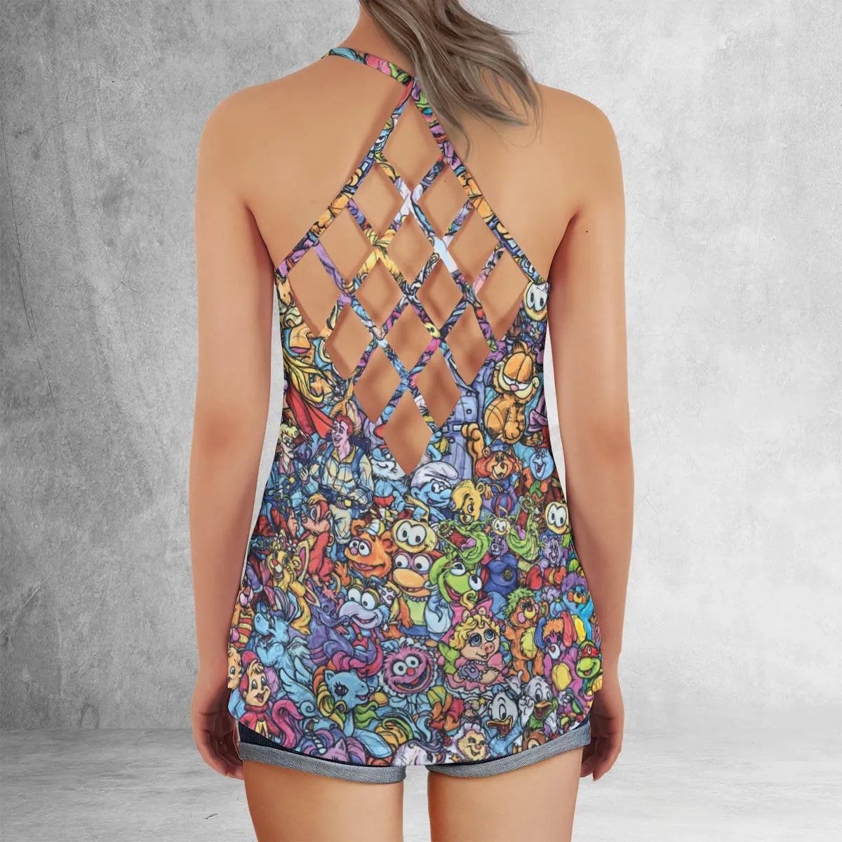 Criss Cross Tank Top - LUPWYK3J