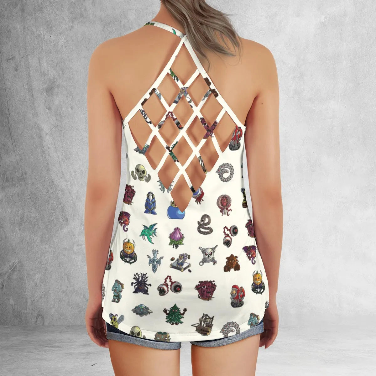 Criss Cross Tank Top - JK8SFVQQ