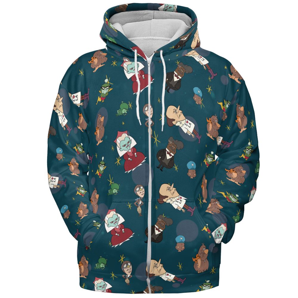 All-over Print Hoodie - 936JSFSH -  - 3