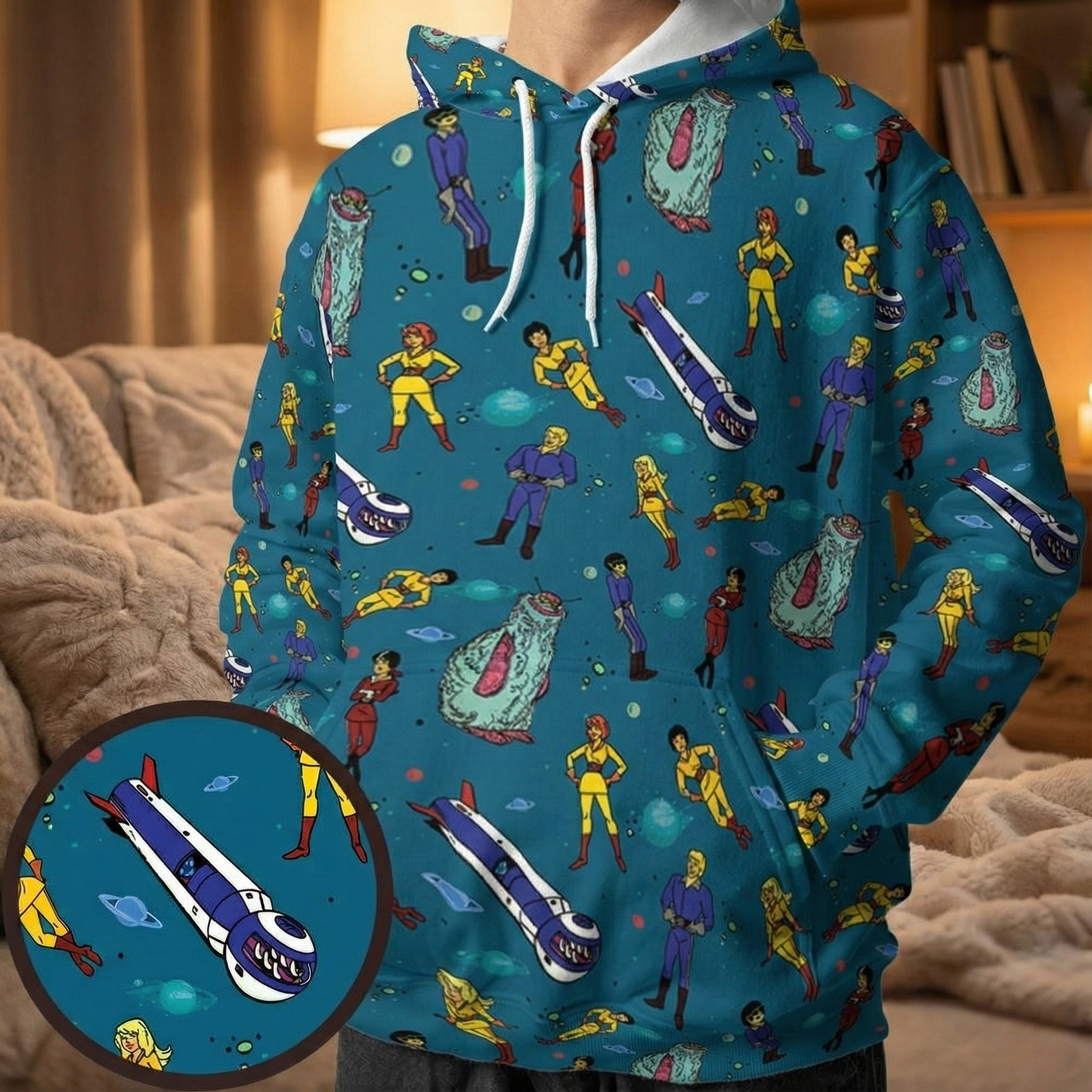 All-over Print Hoodie - MMMF98M1
