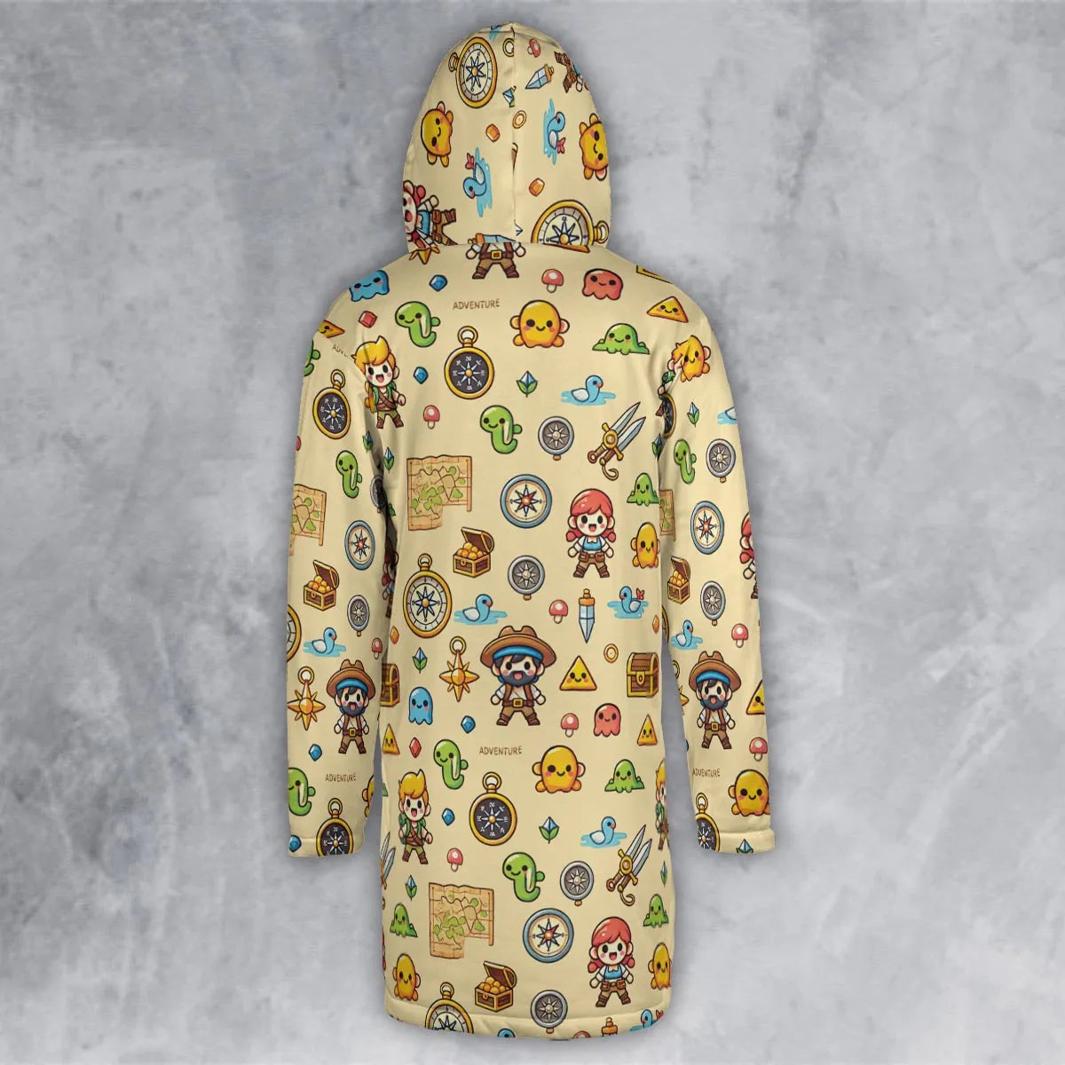 Hooded Cloak Coat - GRBUG756