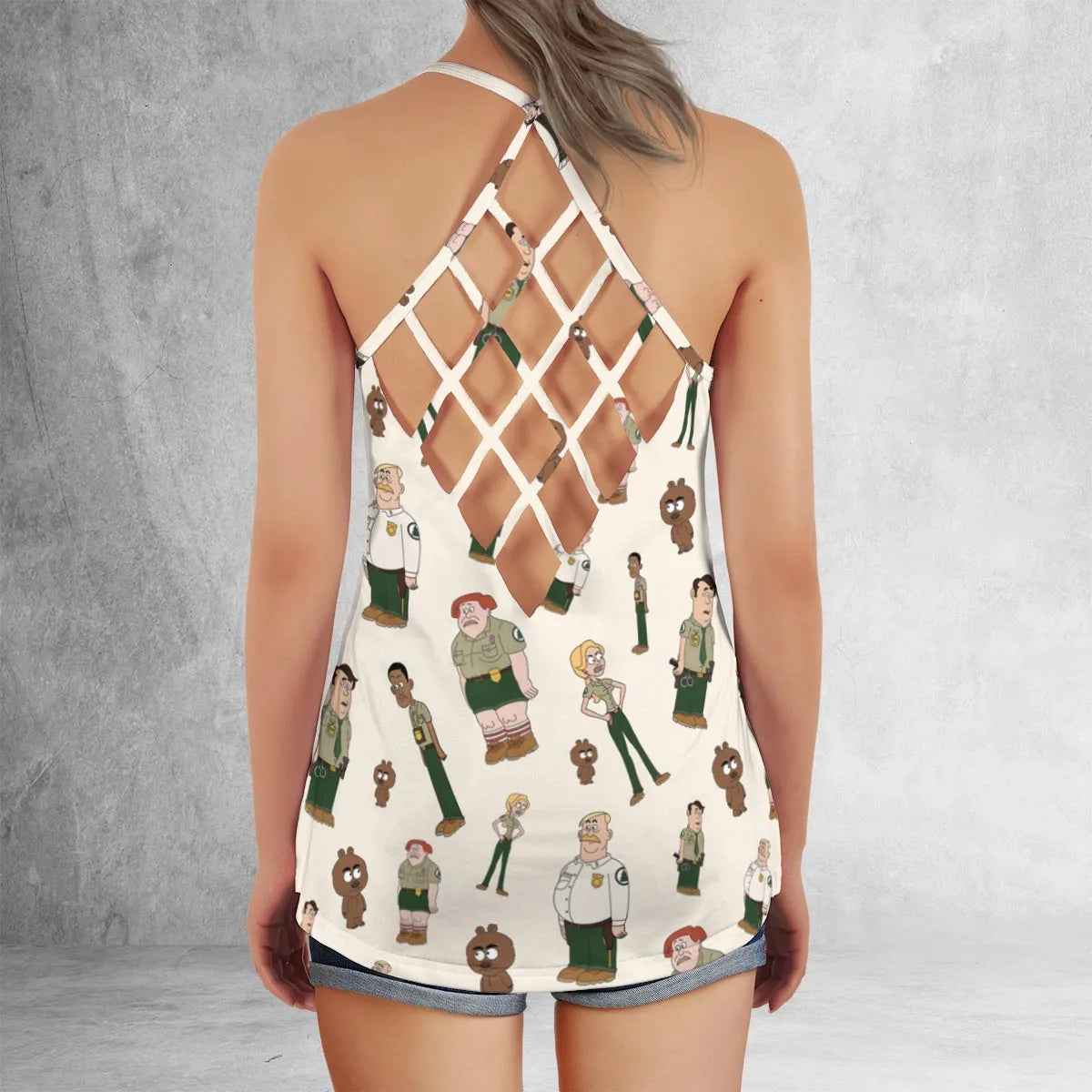 Criss Cross Tank Top - VPCWZKJP