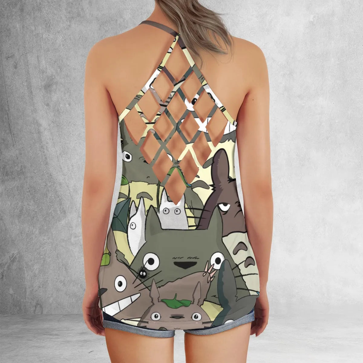 Criss Cross Tank Top - MYBK5L1R