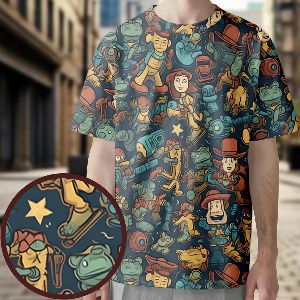 All-Over Print Unisex T-Shirt - QVV5WVZB