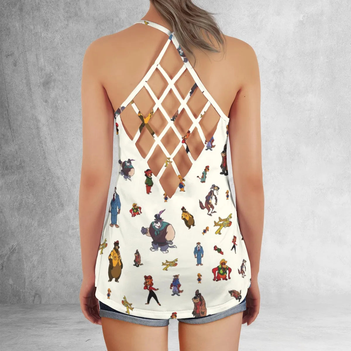 Criss Cross Tank Top - TNRQU9ZL