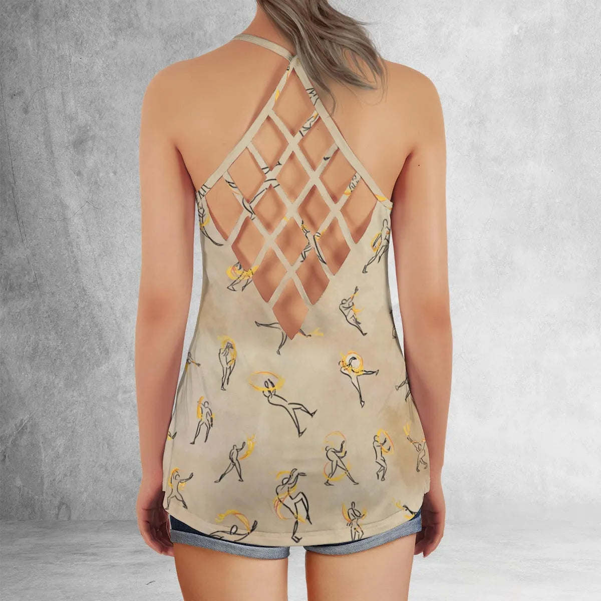 Criss Cross Tank Top - Z14ULDEG