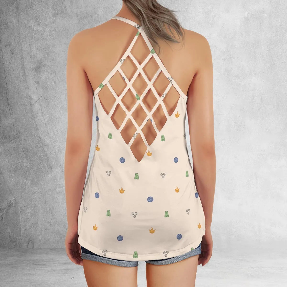 Criss Cross Tank Top - SL57MM6T