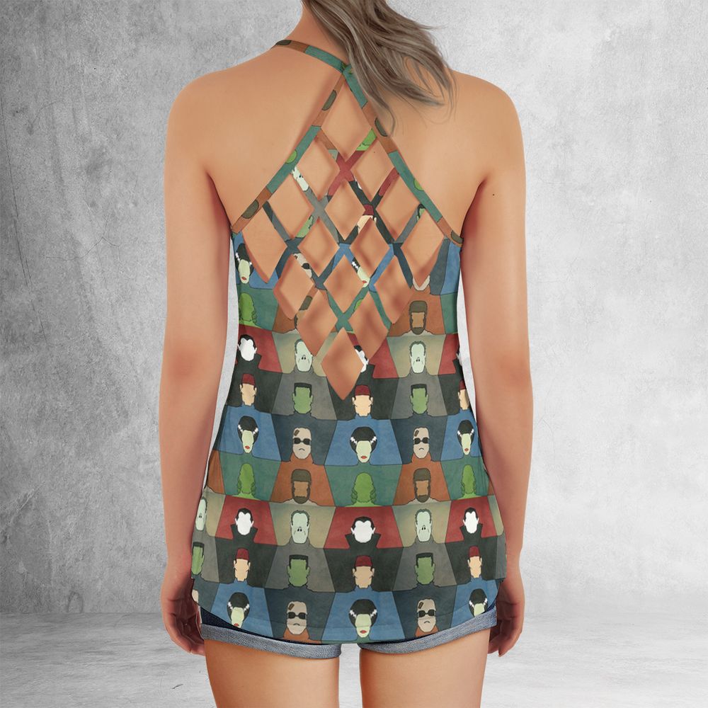 Criss Cross Tank Top - 8L8W1MY6 -  - 3