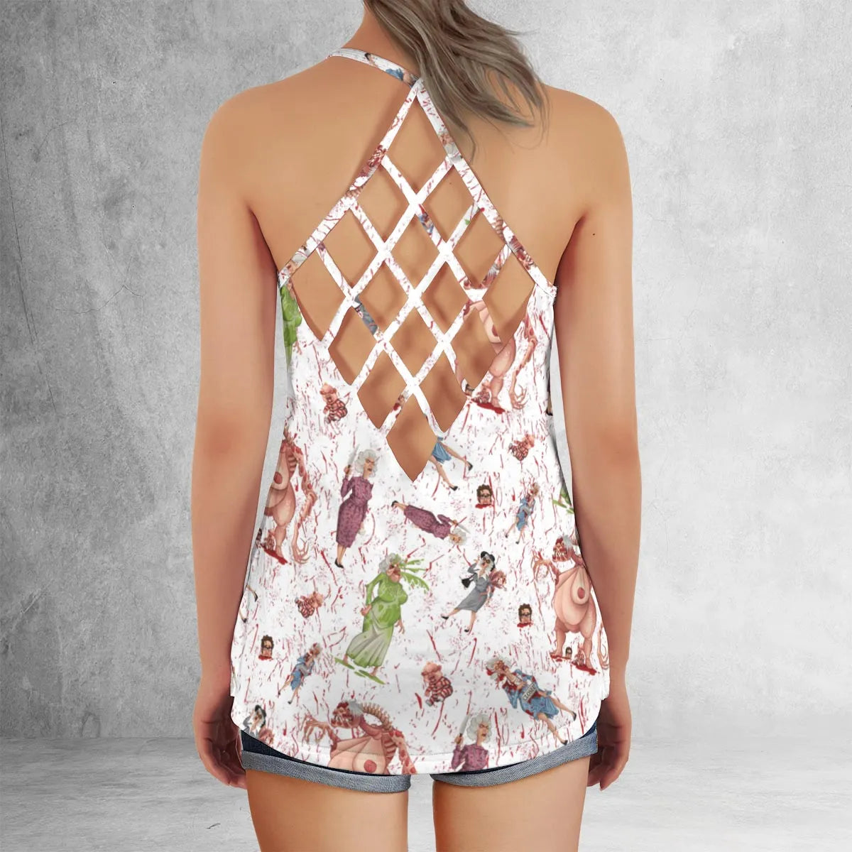 Criss Cross Tank Top - ML8673Y1