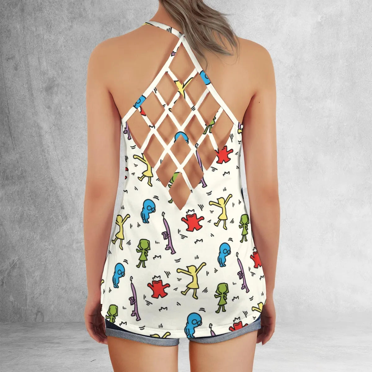 Criss Cross Tank Top - A554UU7U
