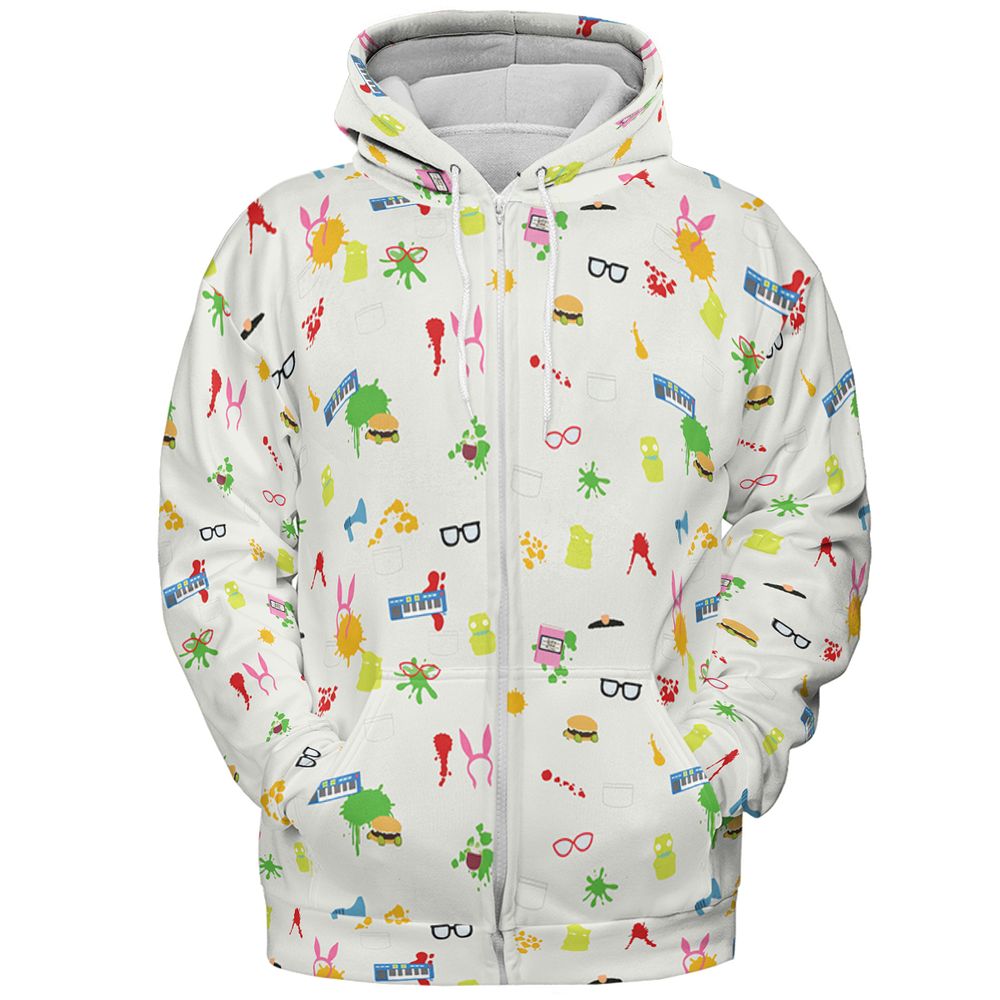All-over Print Hoodie - MZ7FQC5V -  - 3