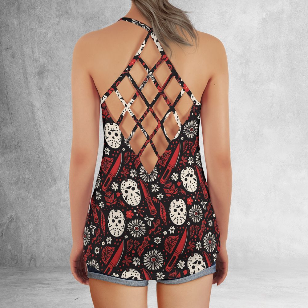 Criss Cross Tank Top - 1L7JXAD5 -  - 3