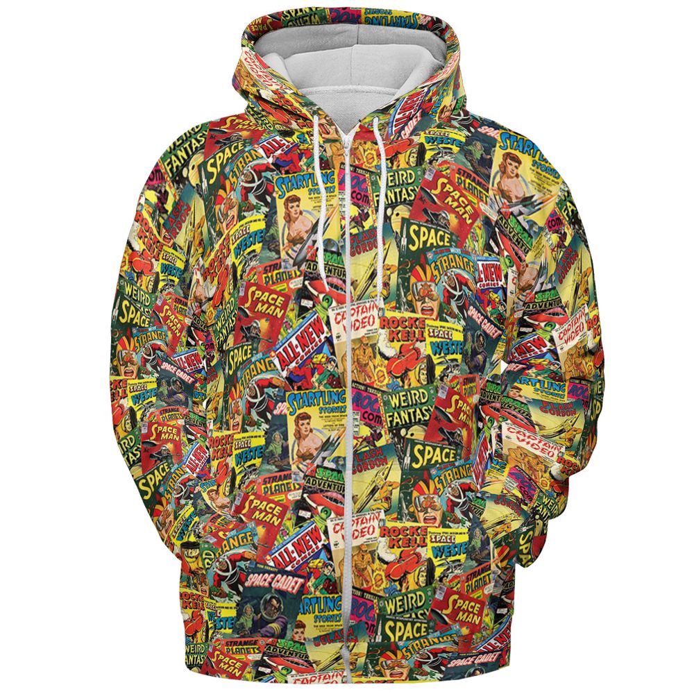 All-over Print Hoodie - 54Q5YVS3 -  - 3