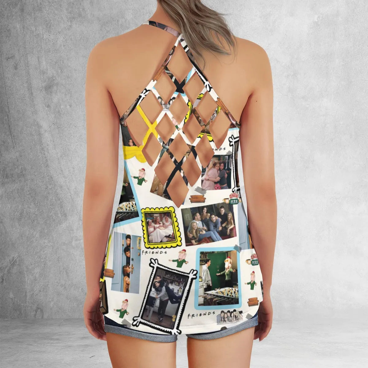 Criss Cross Tank Top - Y6MVVTDL