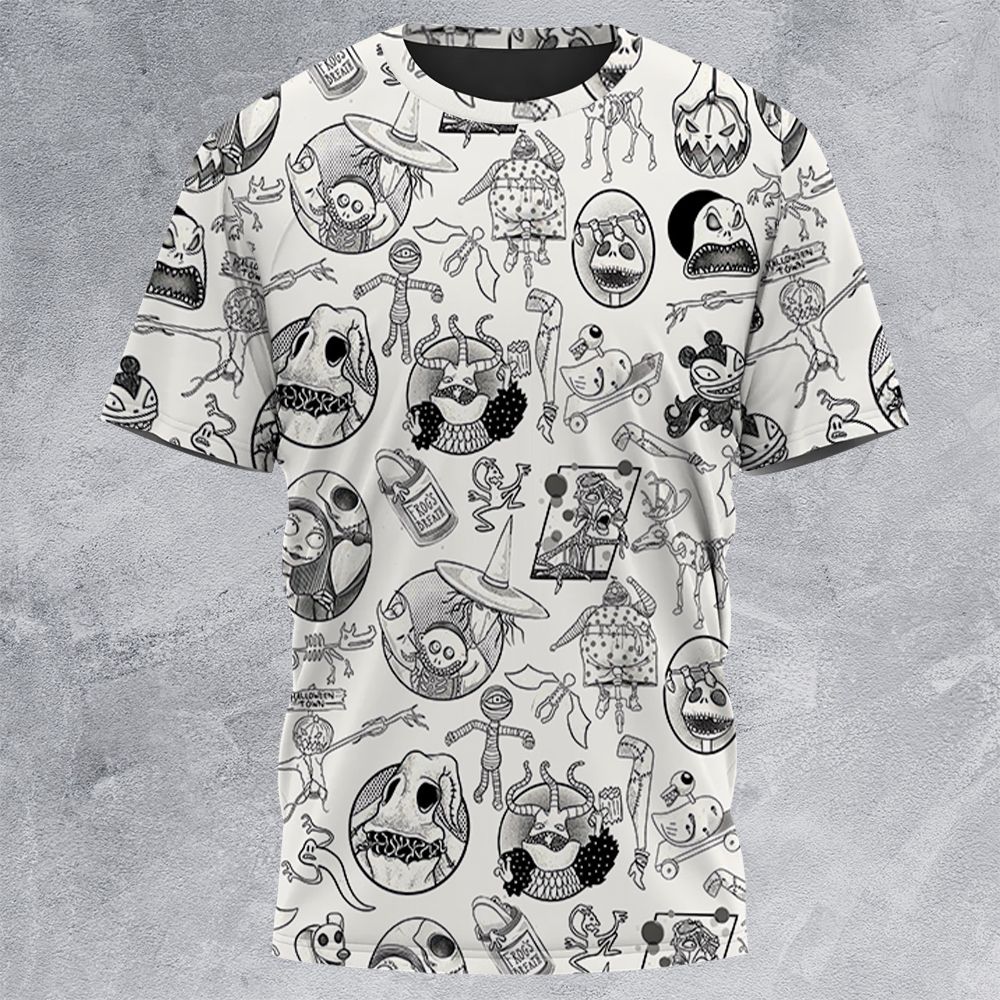All-Over Print Unisex T-Shirt - TDAN5ABL -  - 3