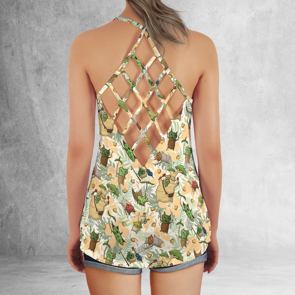 Criss Cross Tank Top - VRZNHJBE -  - 3