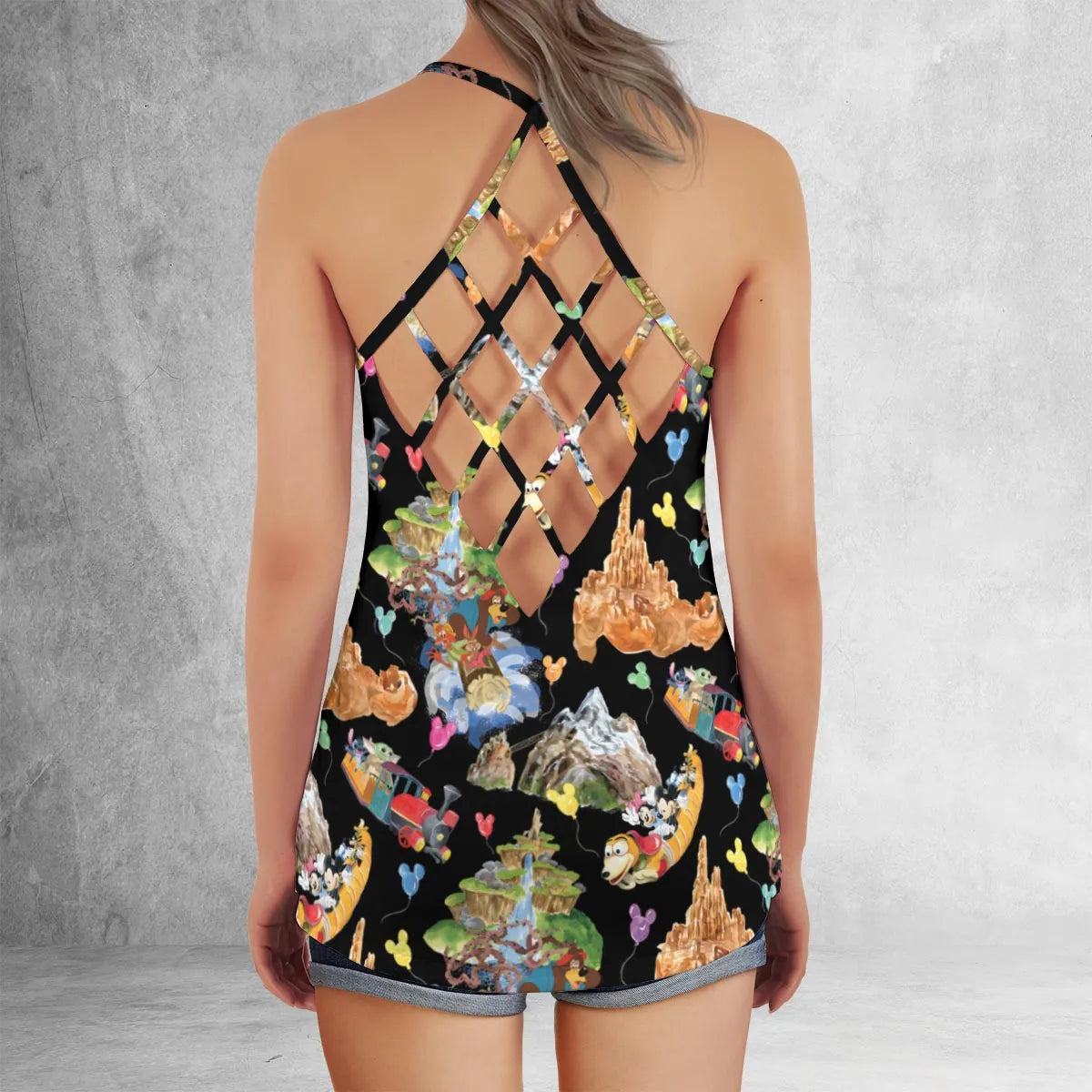 Criss Cross Tank Top - YF79LFDF