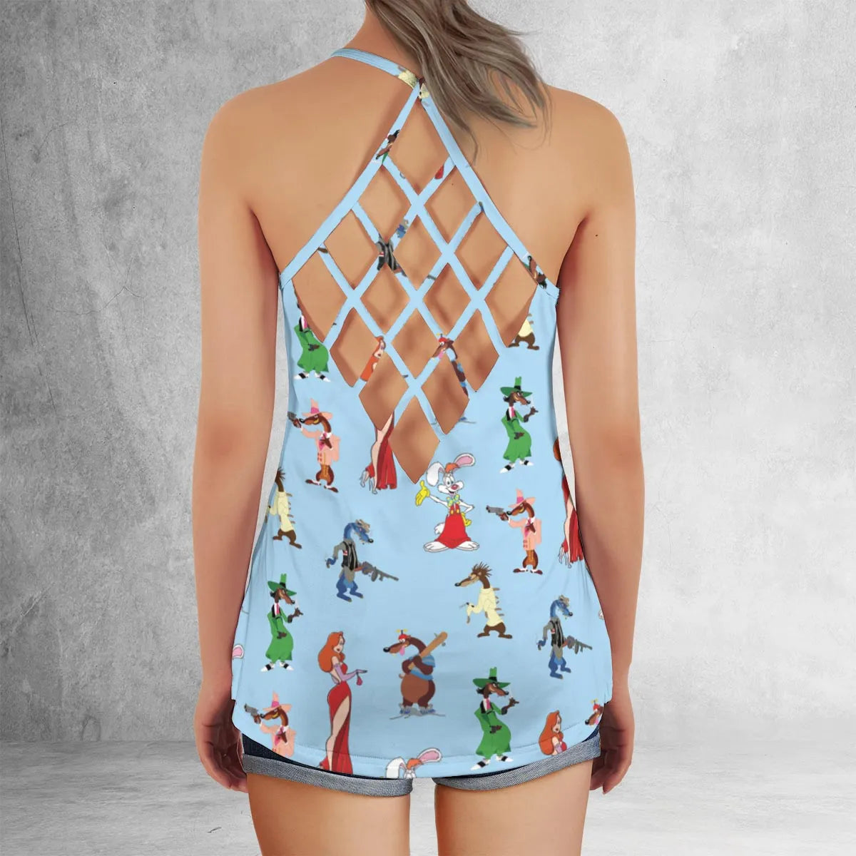 Criss Cross Tank Top - 5QS3FXFX