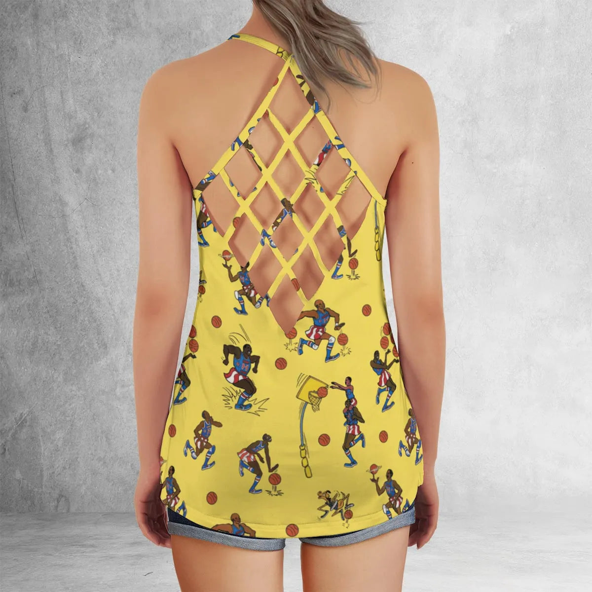 Criss Cross Tank Top - 4SUCCVNF