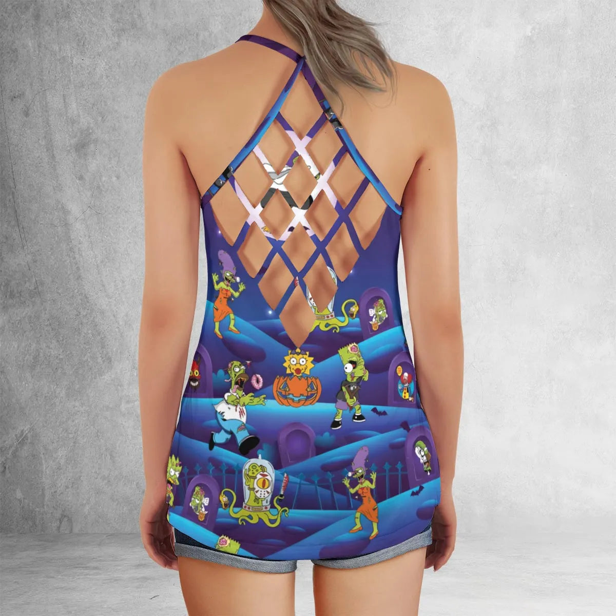 Criss Cross Tank Top - GLEL56AJ