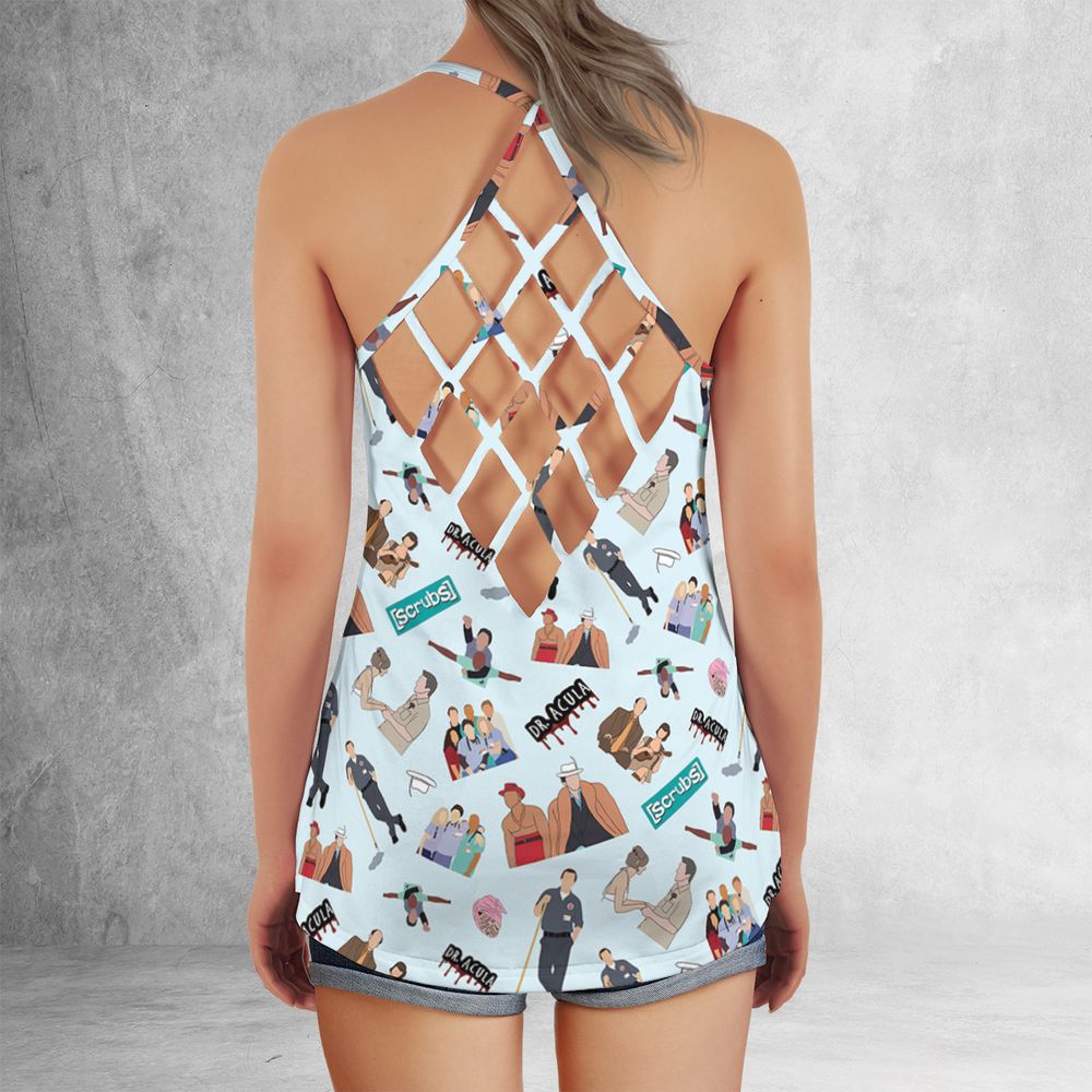 Criss Cross Tank Top - 4KLUR4UR -  - 3