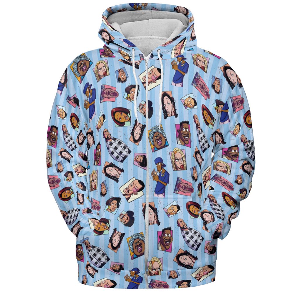 All-over Print Hoodie - 1FASRJ34 -  - 3