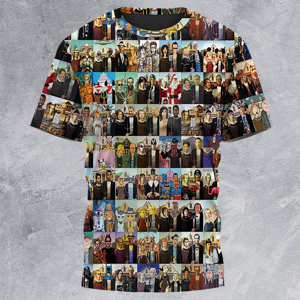 All-Over Print Unisex T-Shirt - JJDW43VU -  - 3