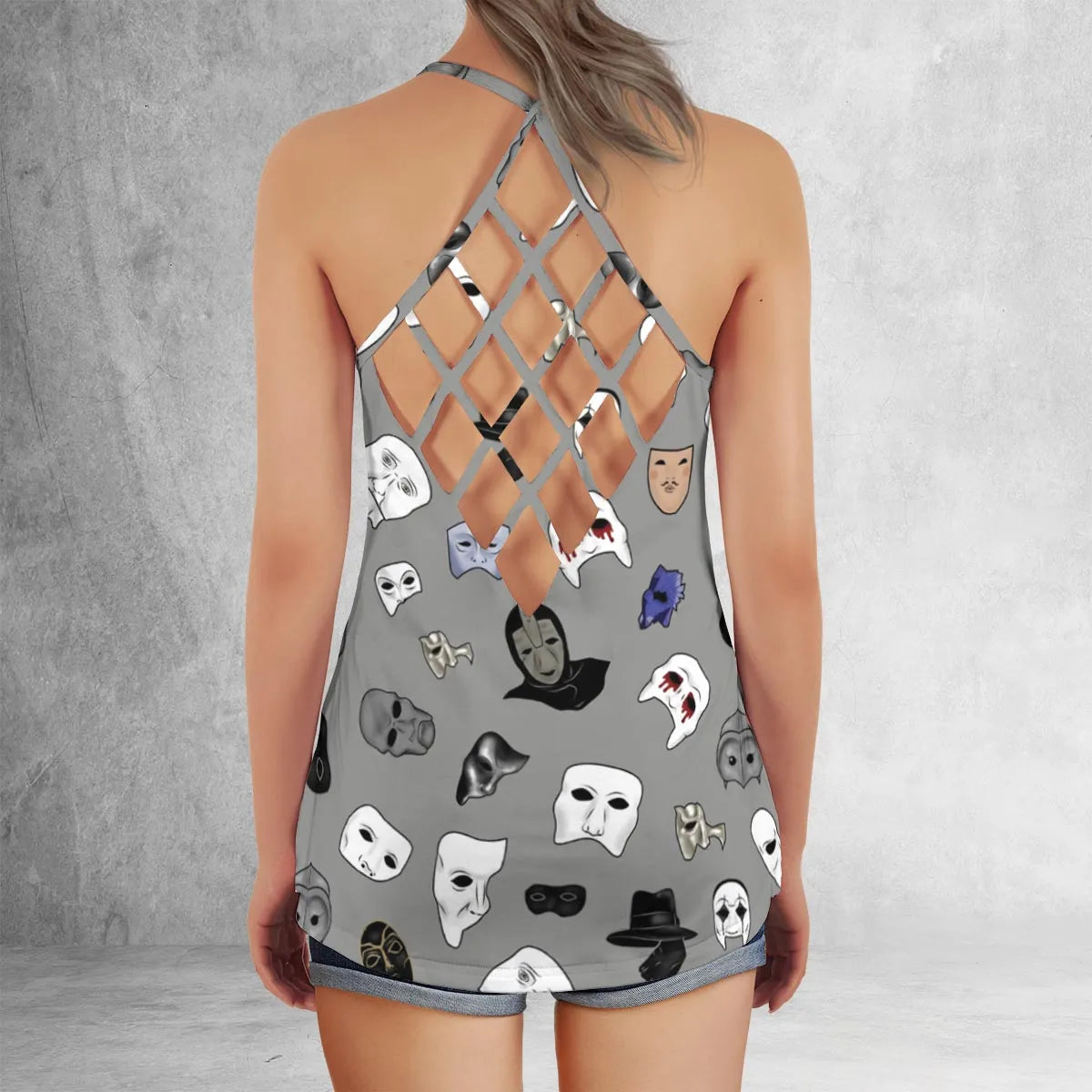 Criss Cross Tank Top - SJYNRJKS